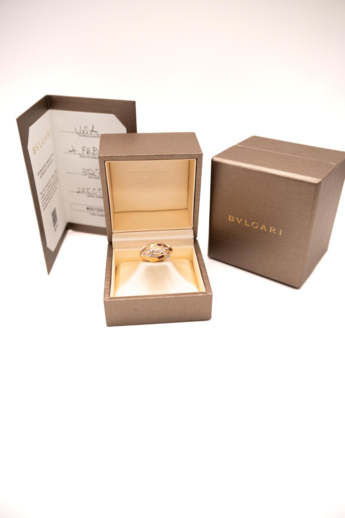 Bvlgari Diamond Serpenti Ring