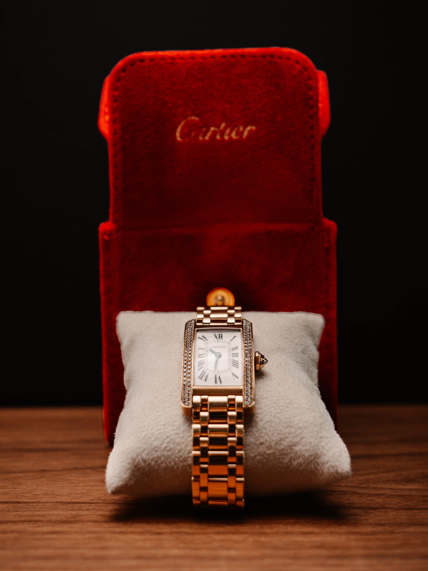 Cartier Tank Américaine 18K & Diamond WB7072K2