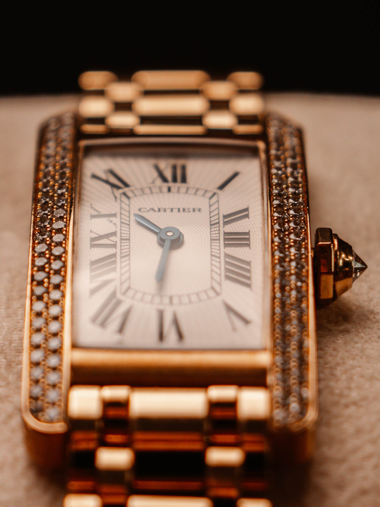 Cartier Tank Américaine 18K & Diamond WB7072K2