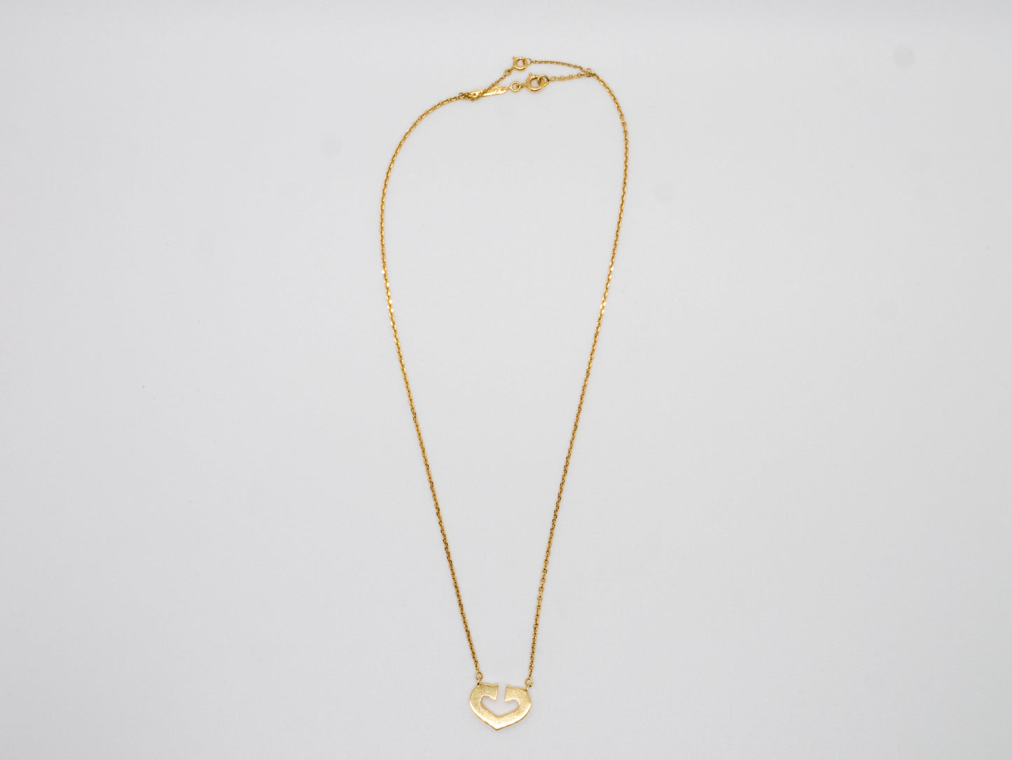 Cartier C de Cartier Heart Necklace