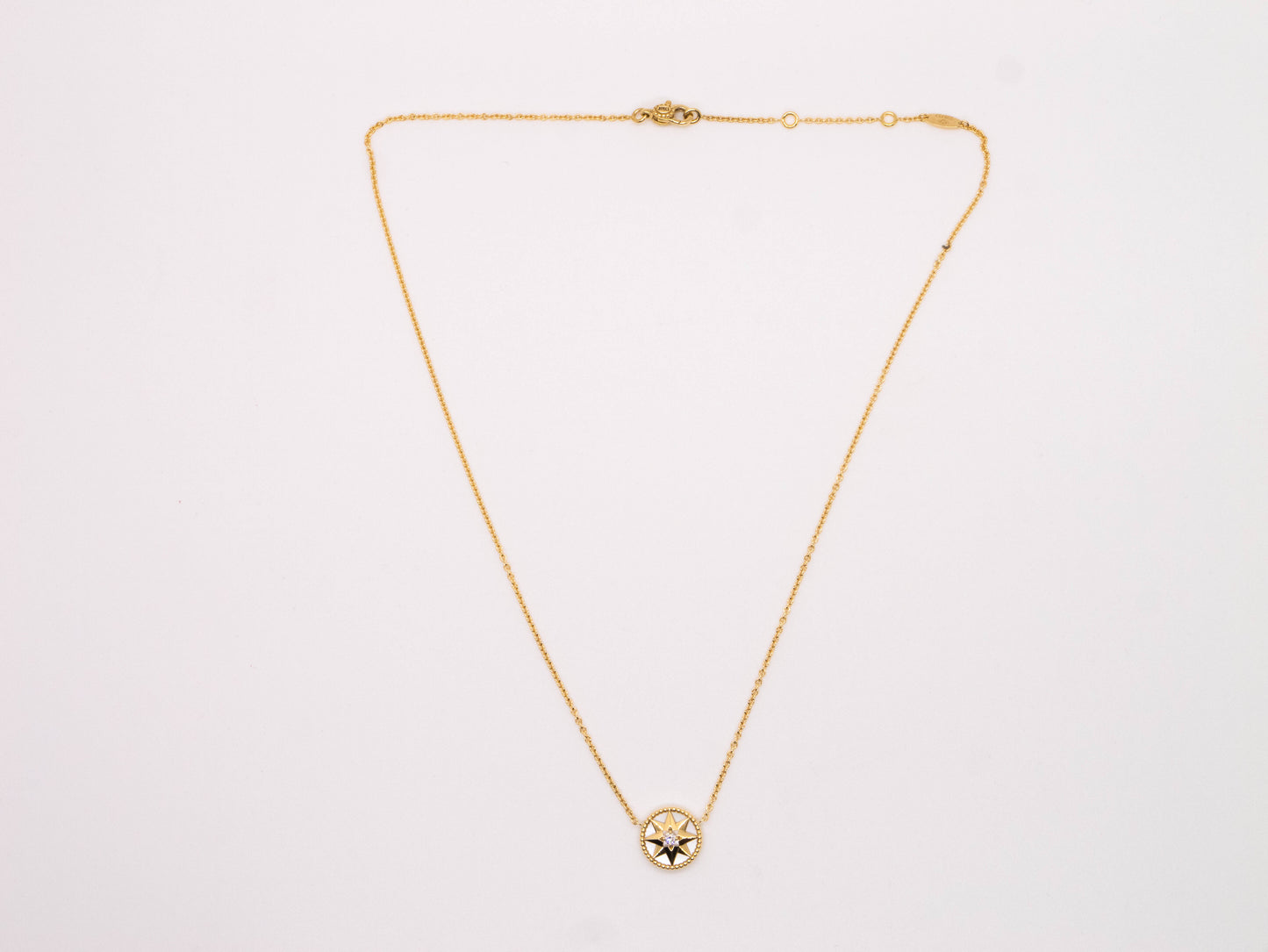 Christian Dior Des Vents Medallion Necklace