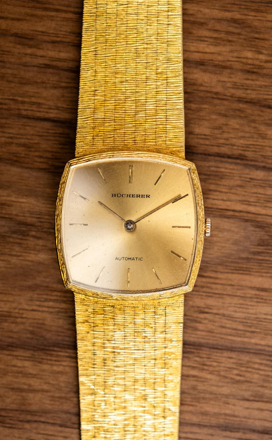 Bucherer Vintage 18K Automatic Watch