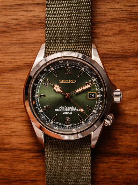 Green Seiko Alpinist SARB017