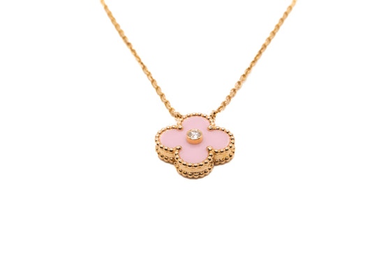 Van Cleef & Arpels Diamond Vintage Alhambra Necklace