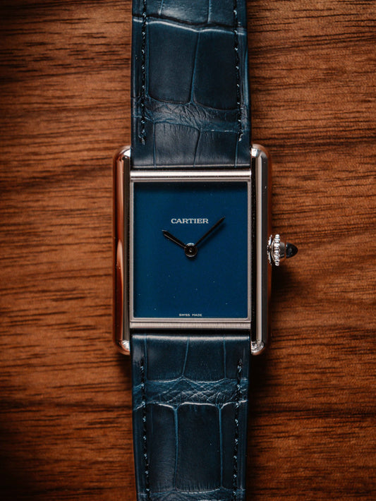 Cartier Tank Blue