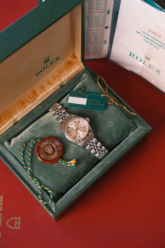 Rolex 1988 Datejust 26mm Silver Dial on Jubilee 69714 Complete