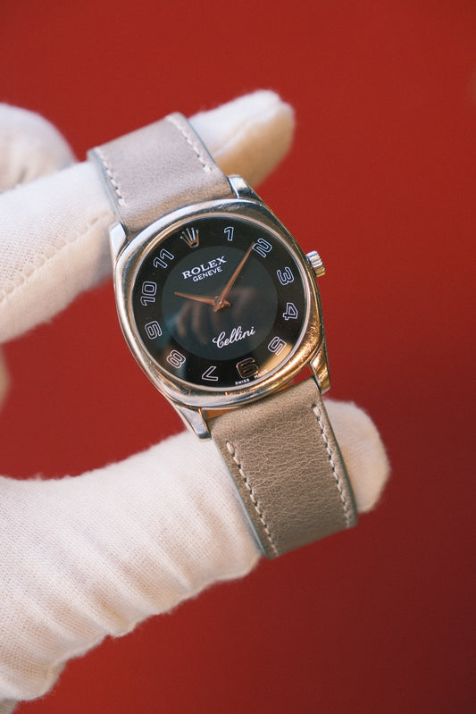 Rolex Cellini 2001 Dial on Leather 4233 Complete 2001