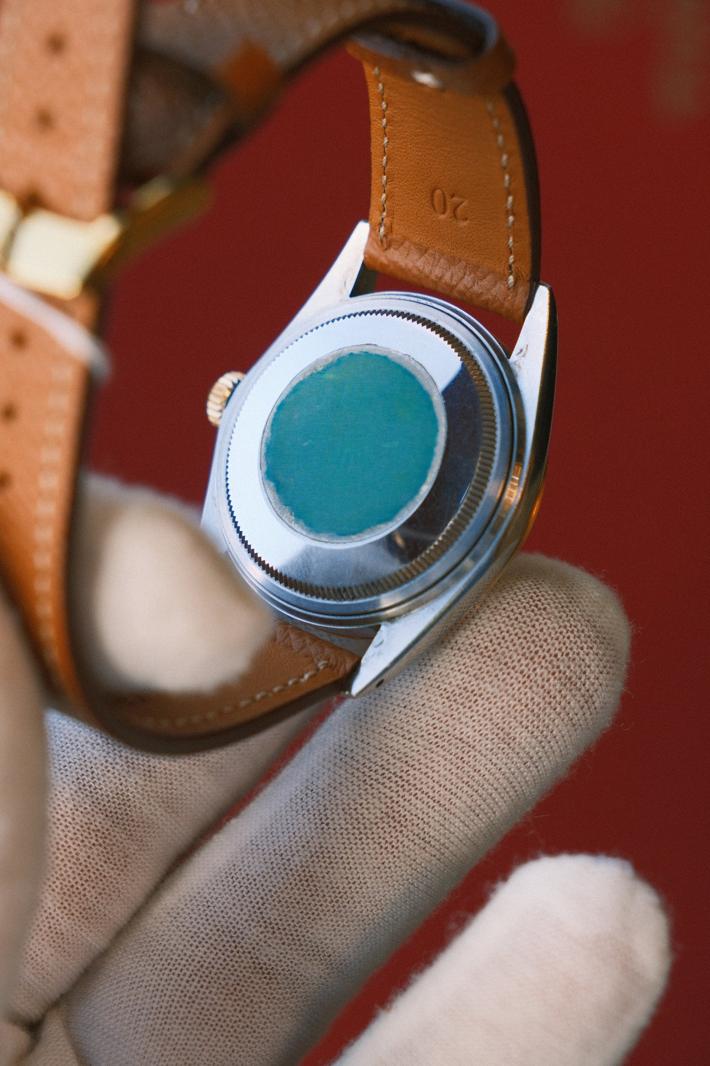 Rolex 1988 Datejust 36mm Champagne Diamond Hour Markers Dial on Leather 16013